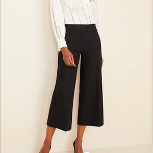 Ann Taylor Cropped Wide Leg Pant